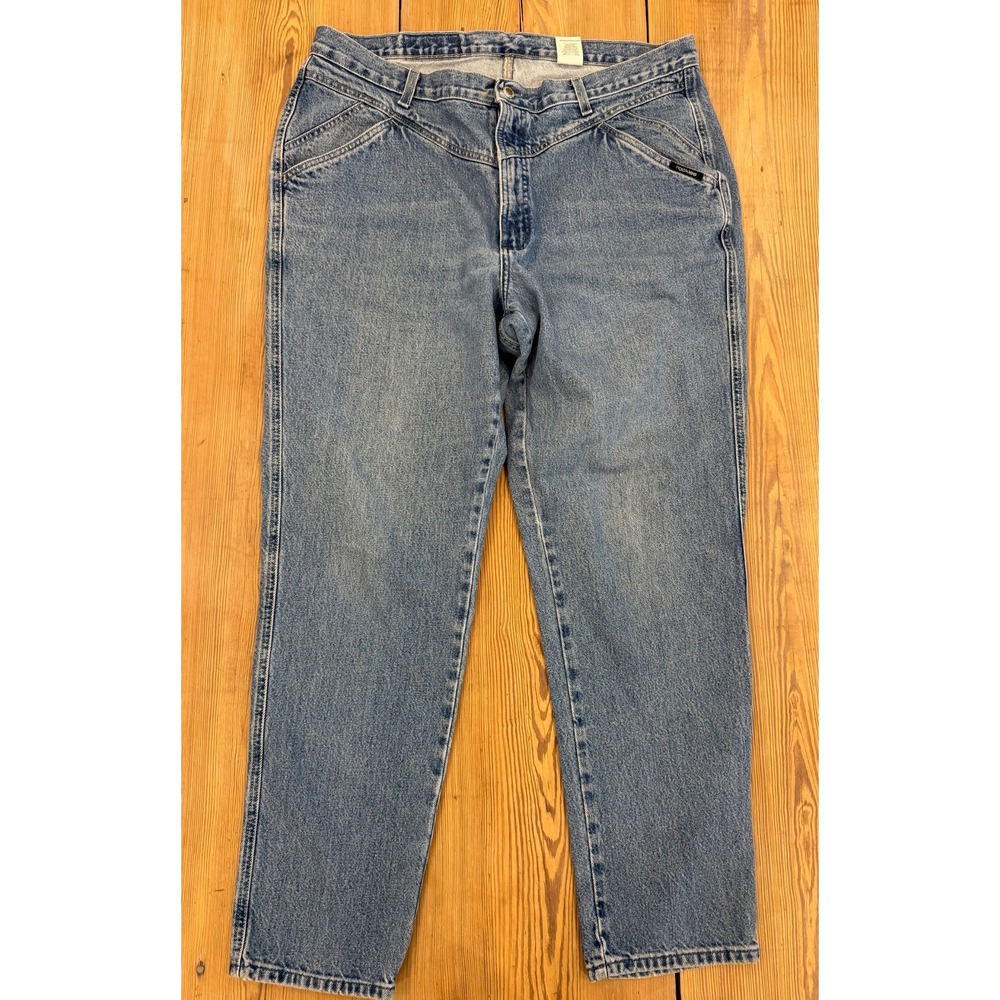 Vtg Rockies Rocky Mountain Jeans Womens 20W Medium Wash Denim Straight Leg Pants - Picture 1 of 6